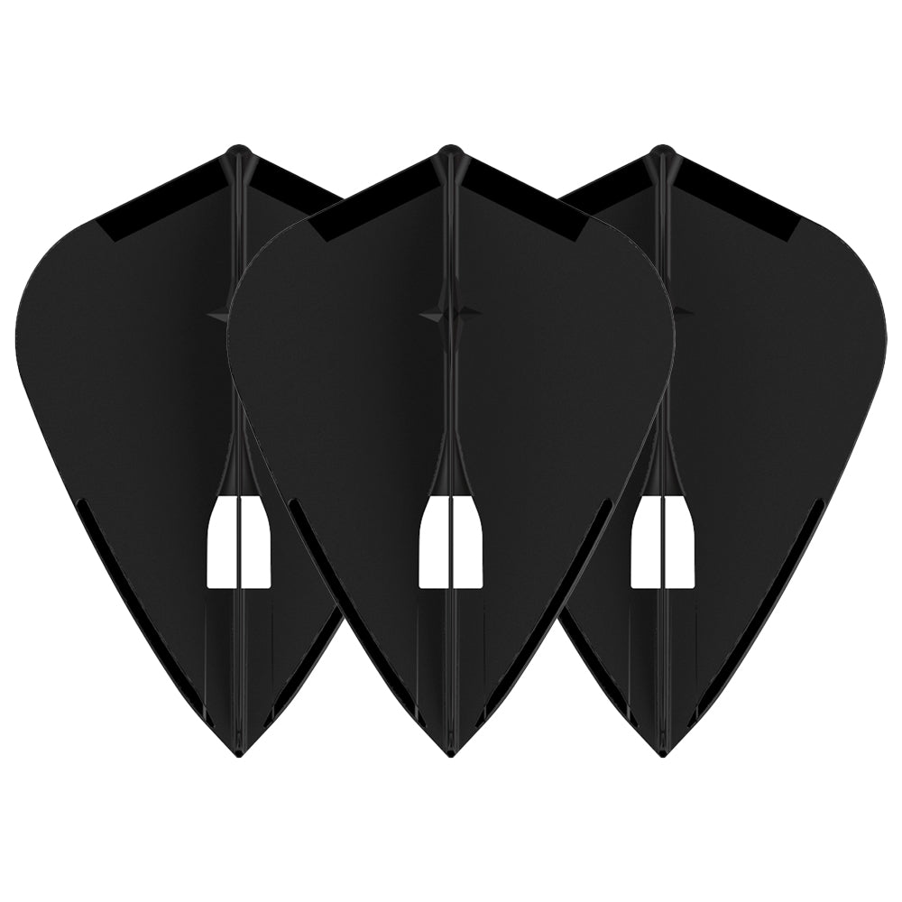 L-Style L4Pro Kite Shape Flights - Black