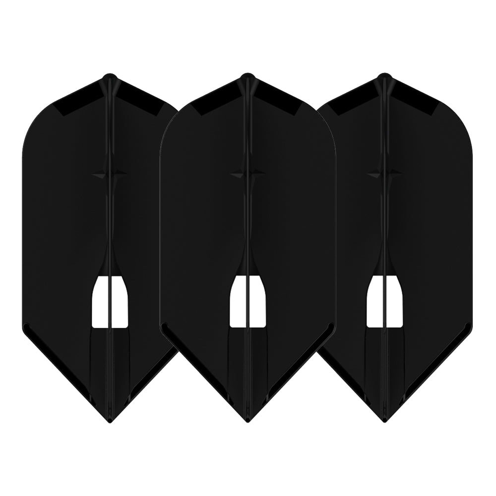L-Style L6 Pro Slim Shape Flights - Black