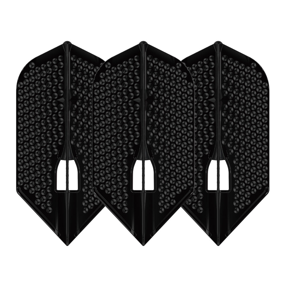 L-Style L-Flight PRO Dimple L6 (Slim) Shape Flights - Black