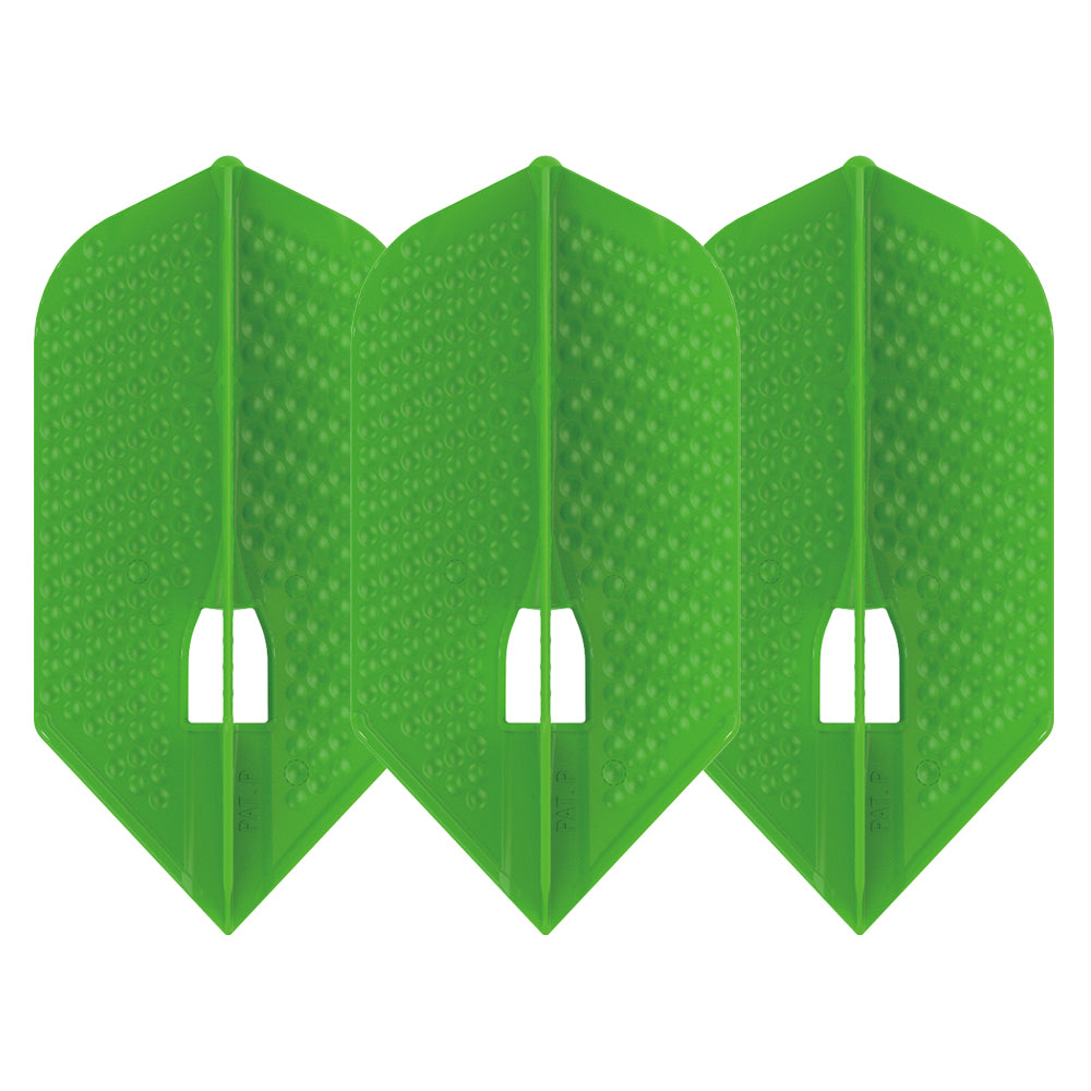 L-Style L-Flight PRO Dimple L6 (Slim) Shape Flights - Lime Green