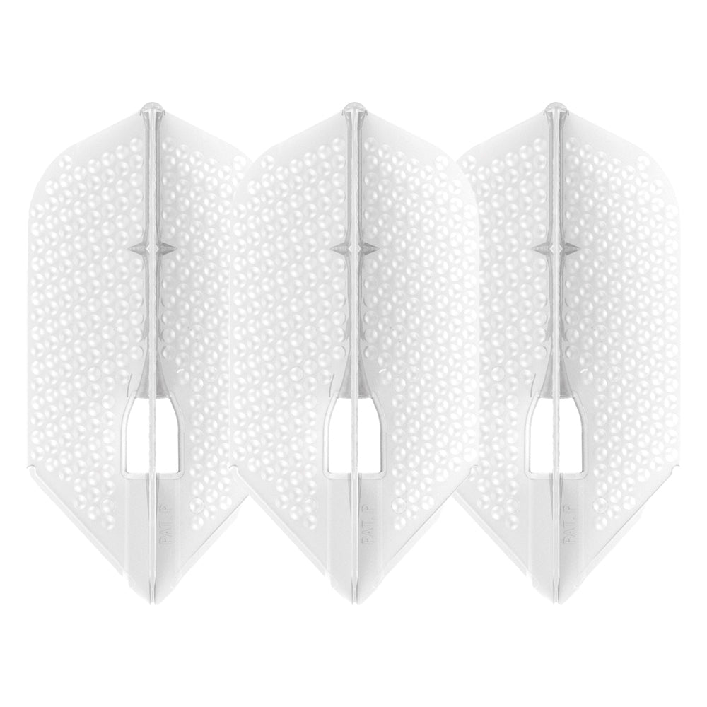 L-Style L-Flight PRO Dimple L6 (Slim) Shape Flights - Pearl White