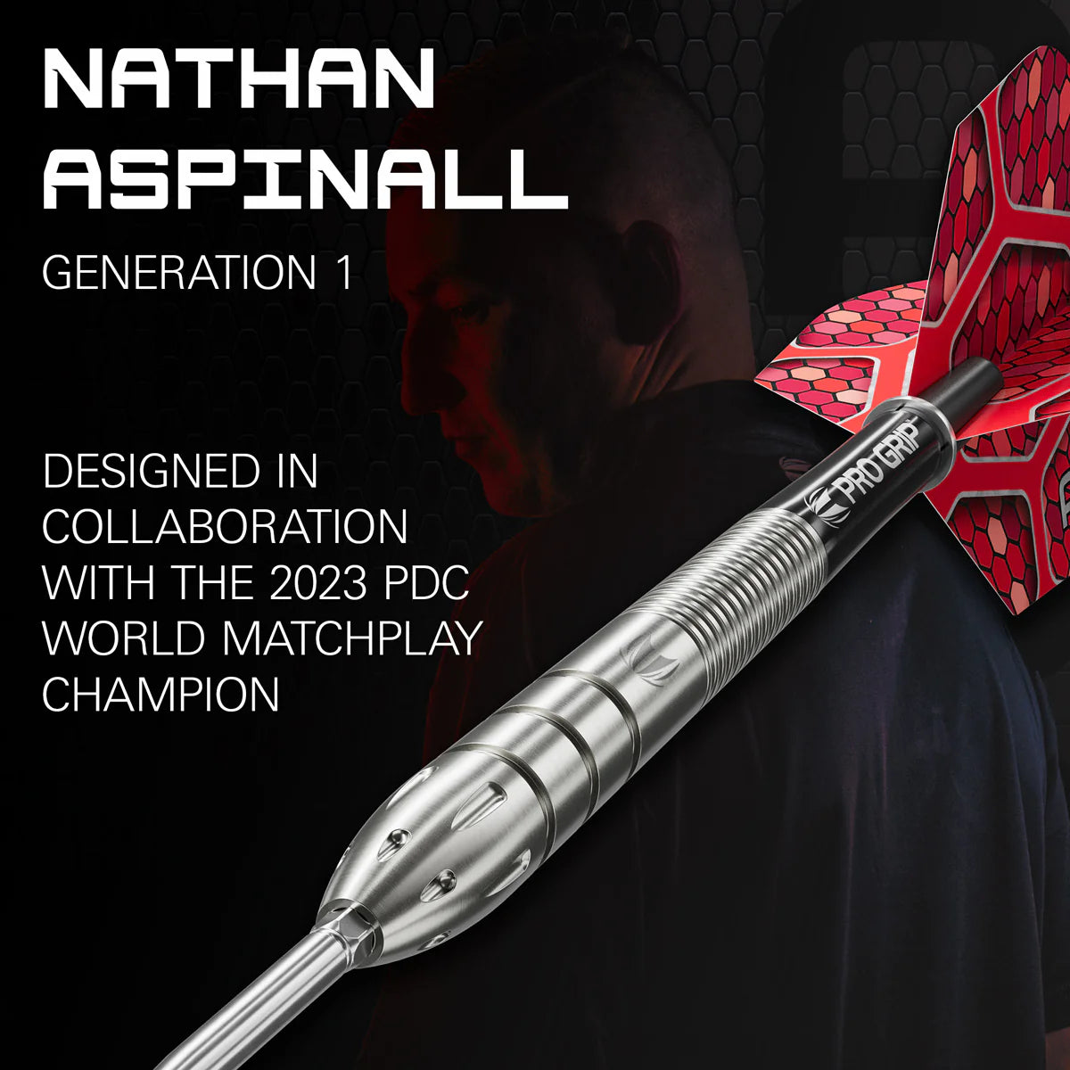 Target Darts Nathan Aspinall Gen 1 90% Tungsten SP Steel Tip Darts