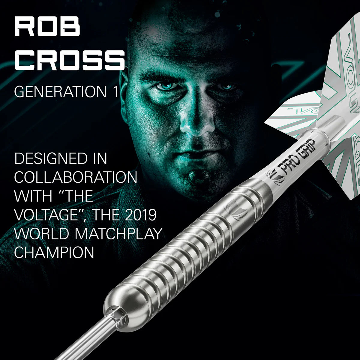 Target Darts Rob Cross Voltage Gen 1 SP 90% Tungsten Steel Tip Darts