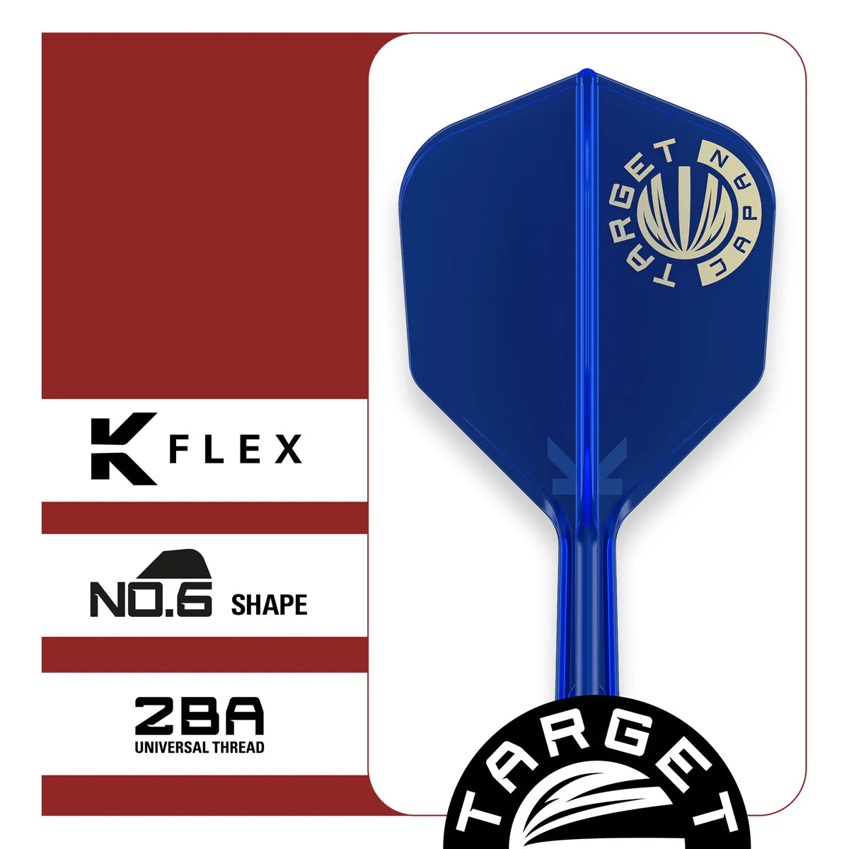 Target Japan Logo Blue Limited Edition K-Flex Flight System No6
