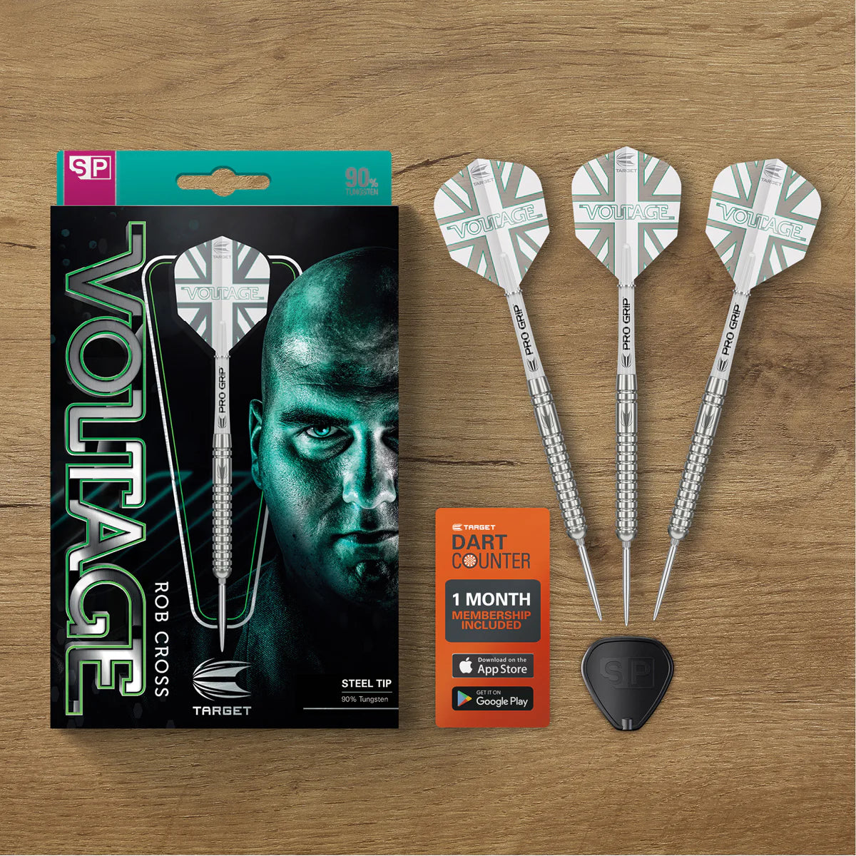 Target Darts Rob Cross Voltage Gen 1 SP 90% Tungsten Steel Tip Darts