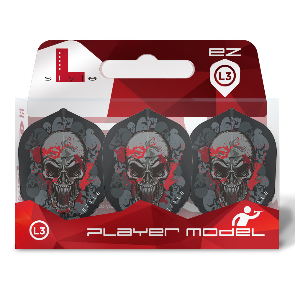 L-Style L3EZ (No6) Ryan Searle v2 Standard Flights - Black