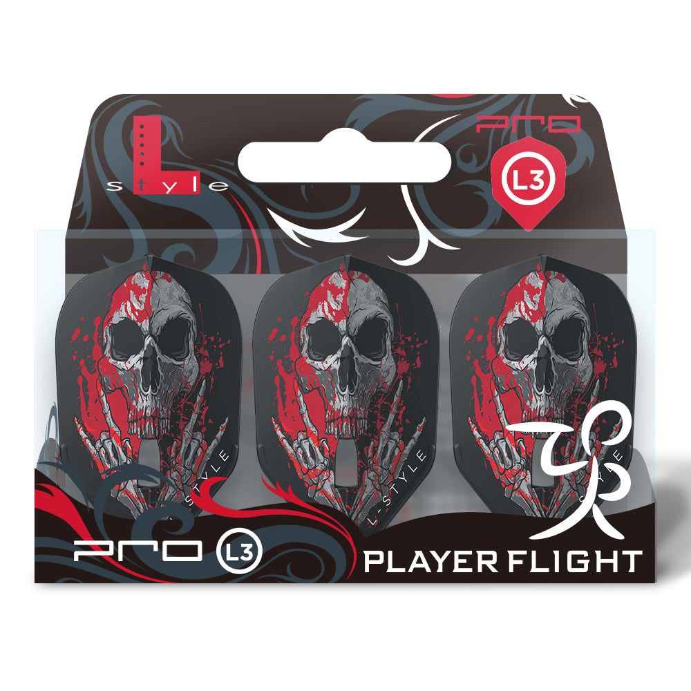 L-Style L3 PRO (No6) Ryan Searle v3 Small Standard Flights - Black