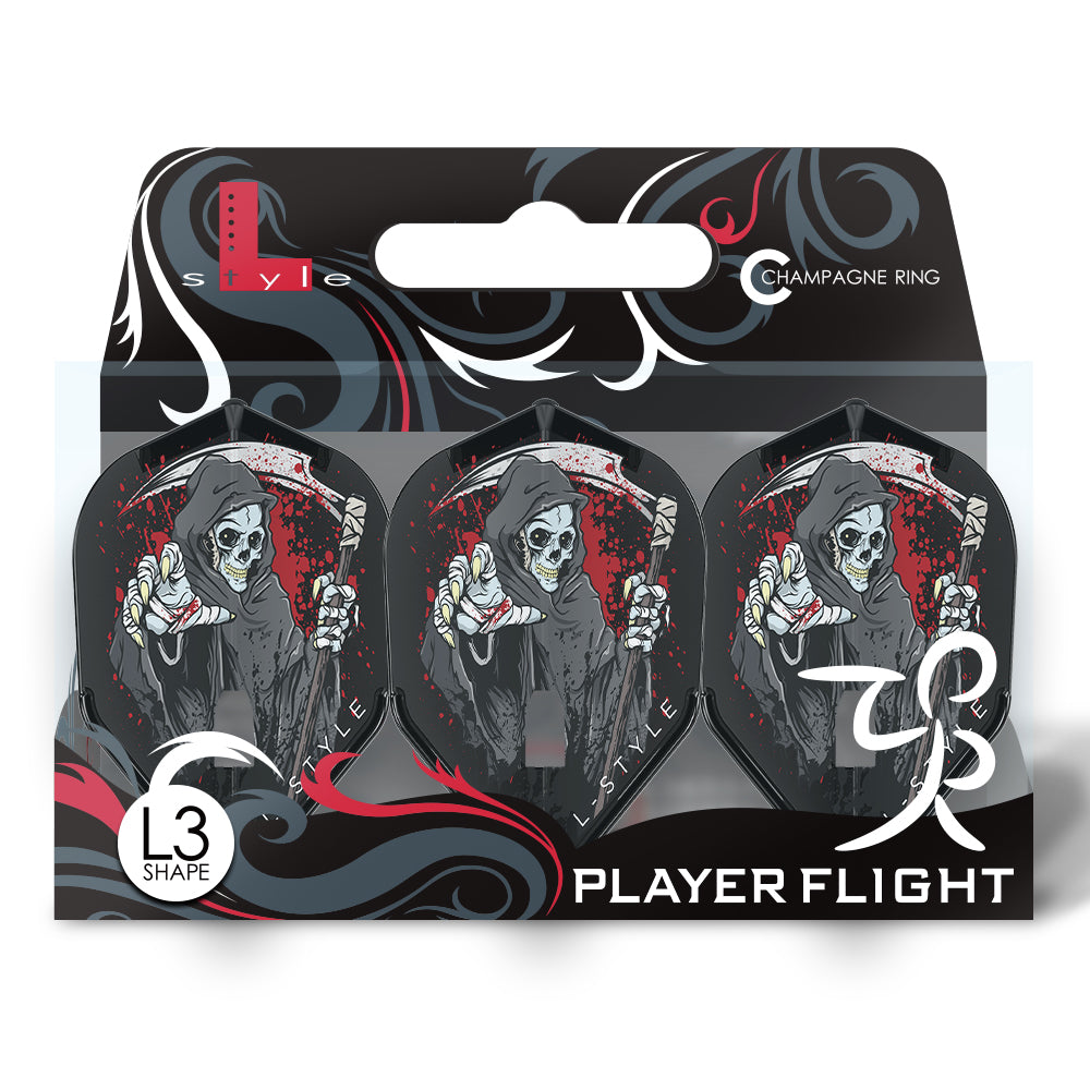 L-Style L3Pro (No6) Adam Stella v1 Small Standard Flights - Black