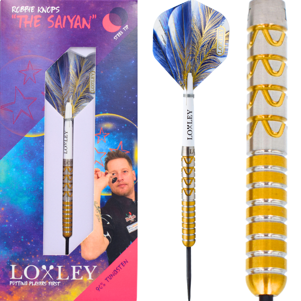 Loxley Robbie Knops 'The Saiyan' 90% Tungsten Steel Tip Darts