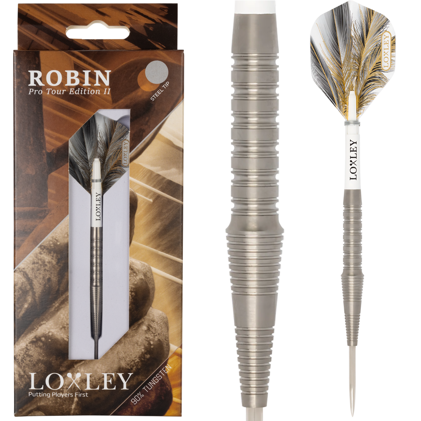 Loxley Robin Pro Tour Model 2 90% Tungsten Darts
