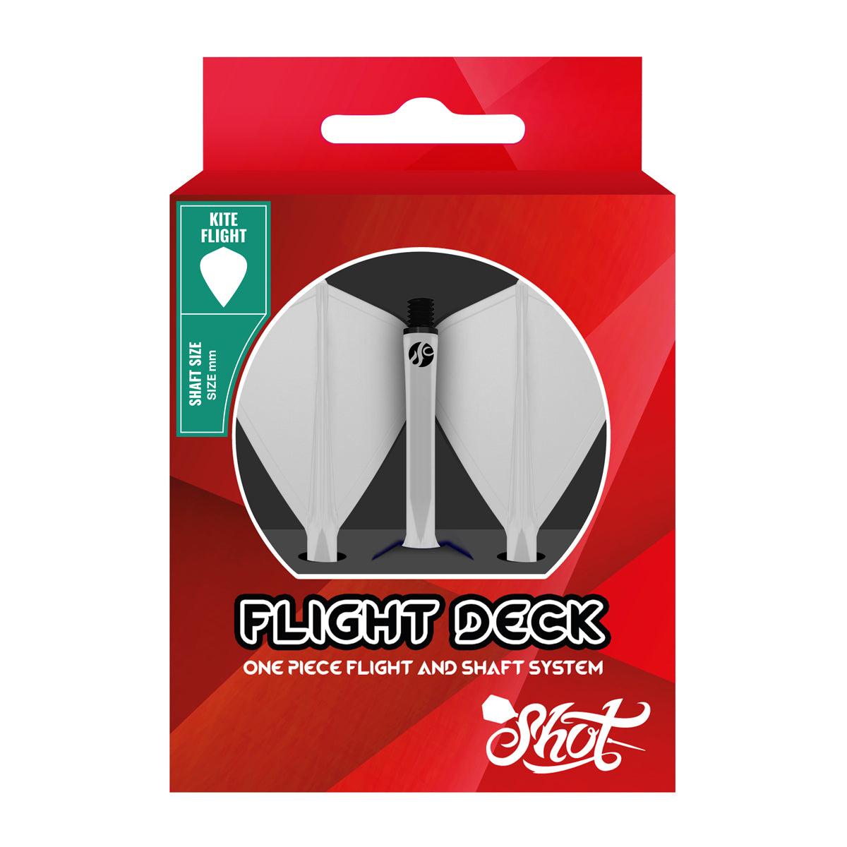 Shot Flight Deck Kite Shape - Clear
