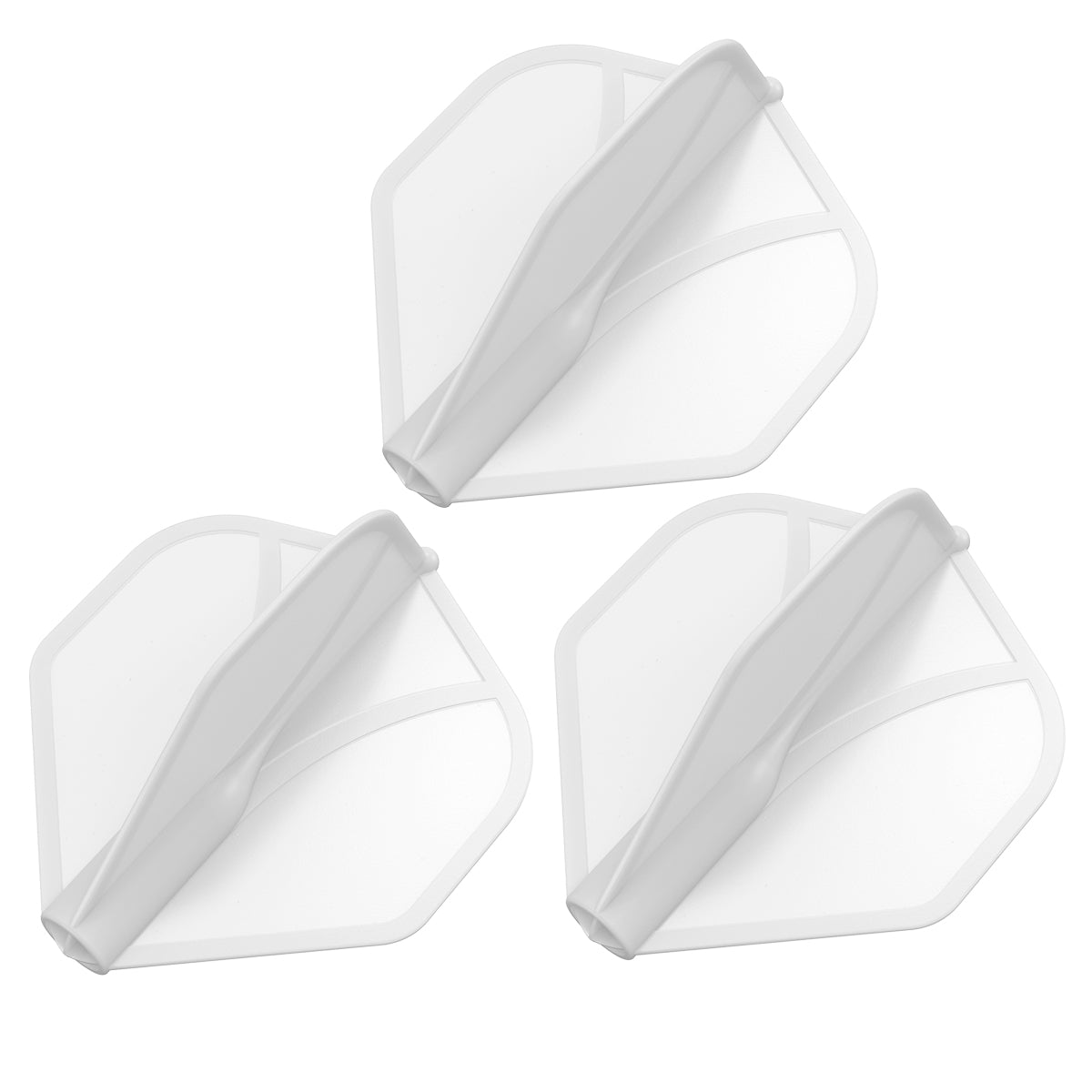 Shot Airfoil Molded Flight Set - Clear Standard