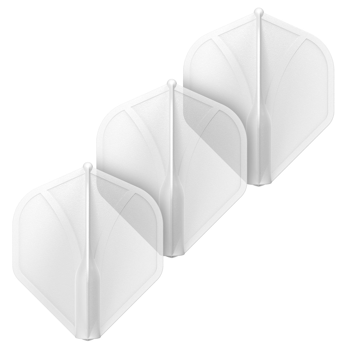 Shot Airfoil Molded Flight Set - Clear Standard