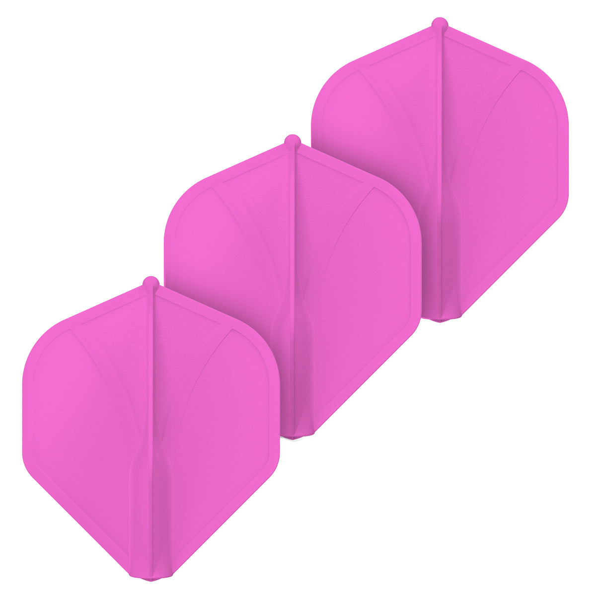 Shot Airfoil Molded Flight Set - Pink Standard