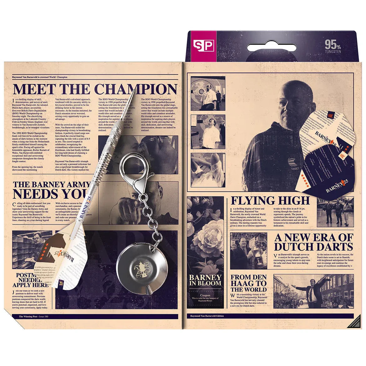 Target Darts Barney 25 95% Tungsten Steel Tip Darts