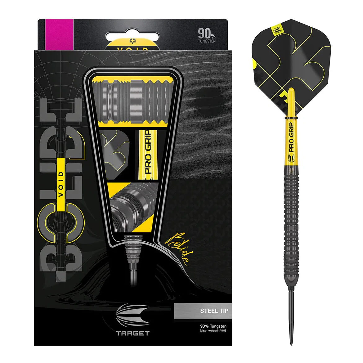 Target Darts Bolide Void 04 90% Tungsten SP Steel Tip Darts