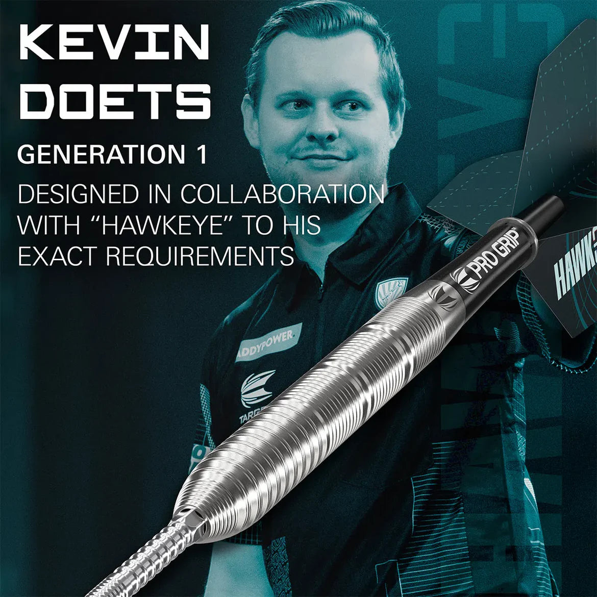 Target Darts Kevin Doets SP 90% Tungsten Steel Tip Darts