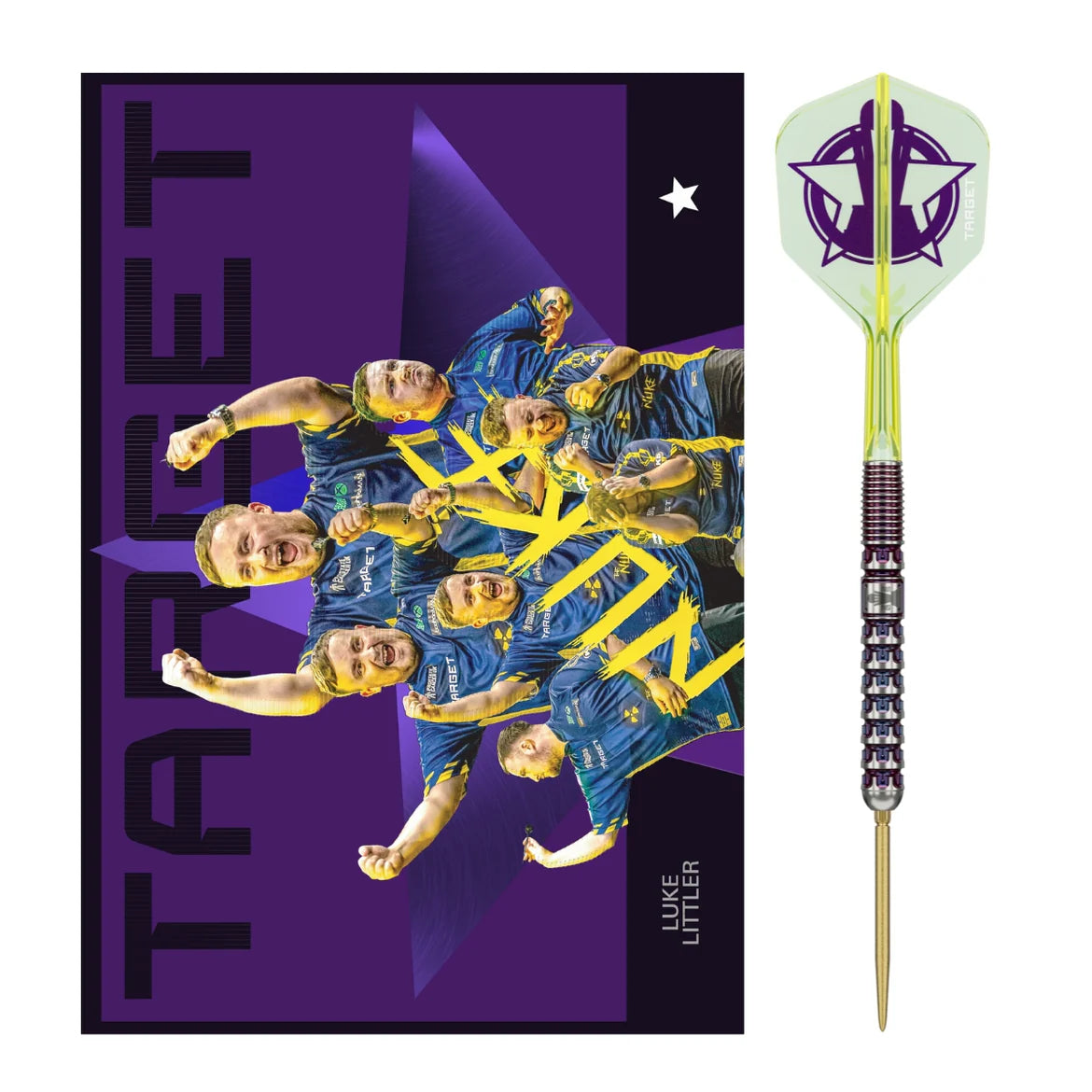 Target Darts Luke Littler World Champion Edition 90% Tungsten SP Steel Tip Darts
