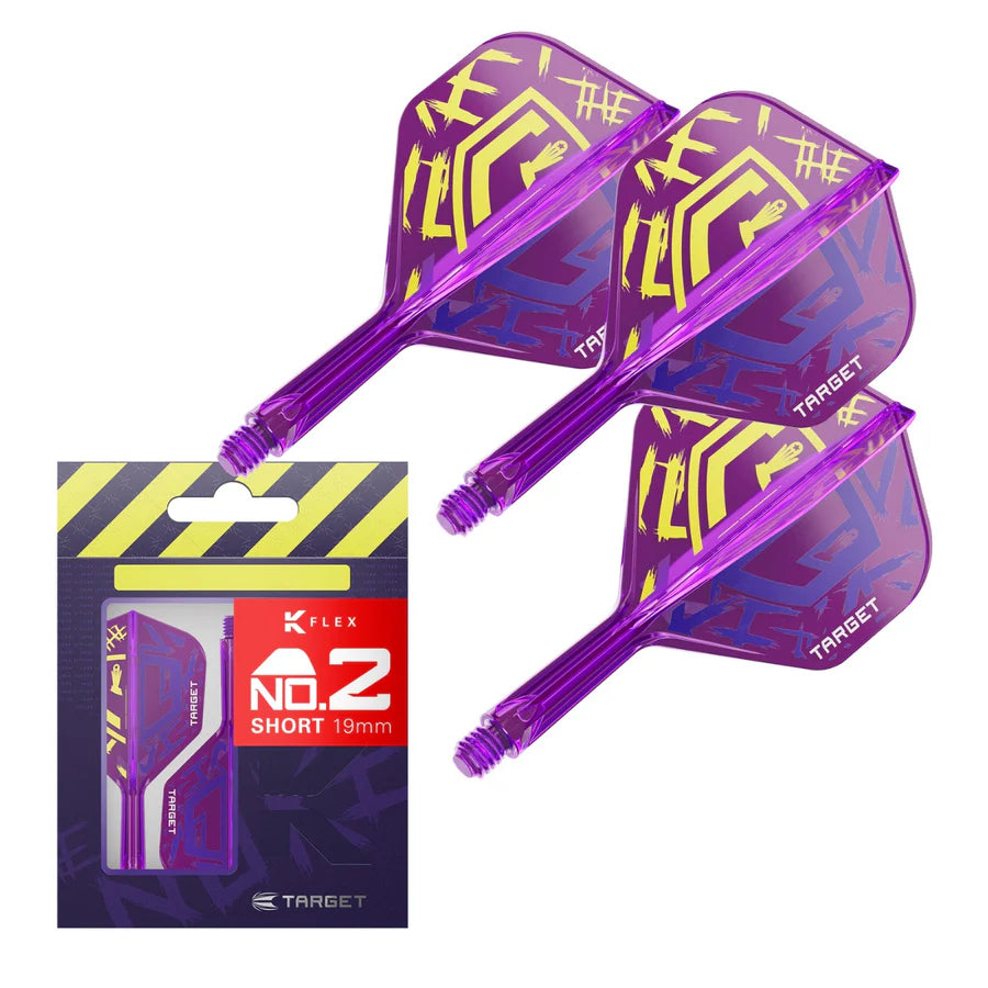 Target Darts Luke Littler World Champion K-Flex Flight System - No2