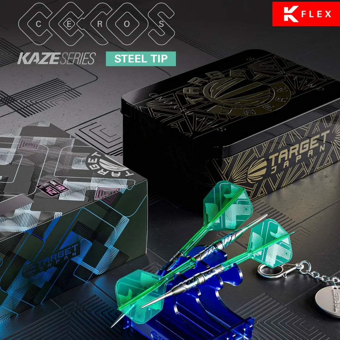 Target Japan Kaze Series Ceros 03 90% Tungsten SP Steel Tip Darts