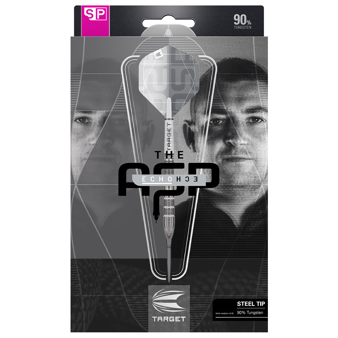 Target Darts Aspinall x Echo 90% Tungsten SP Steel Tip Darts