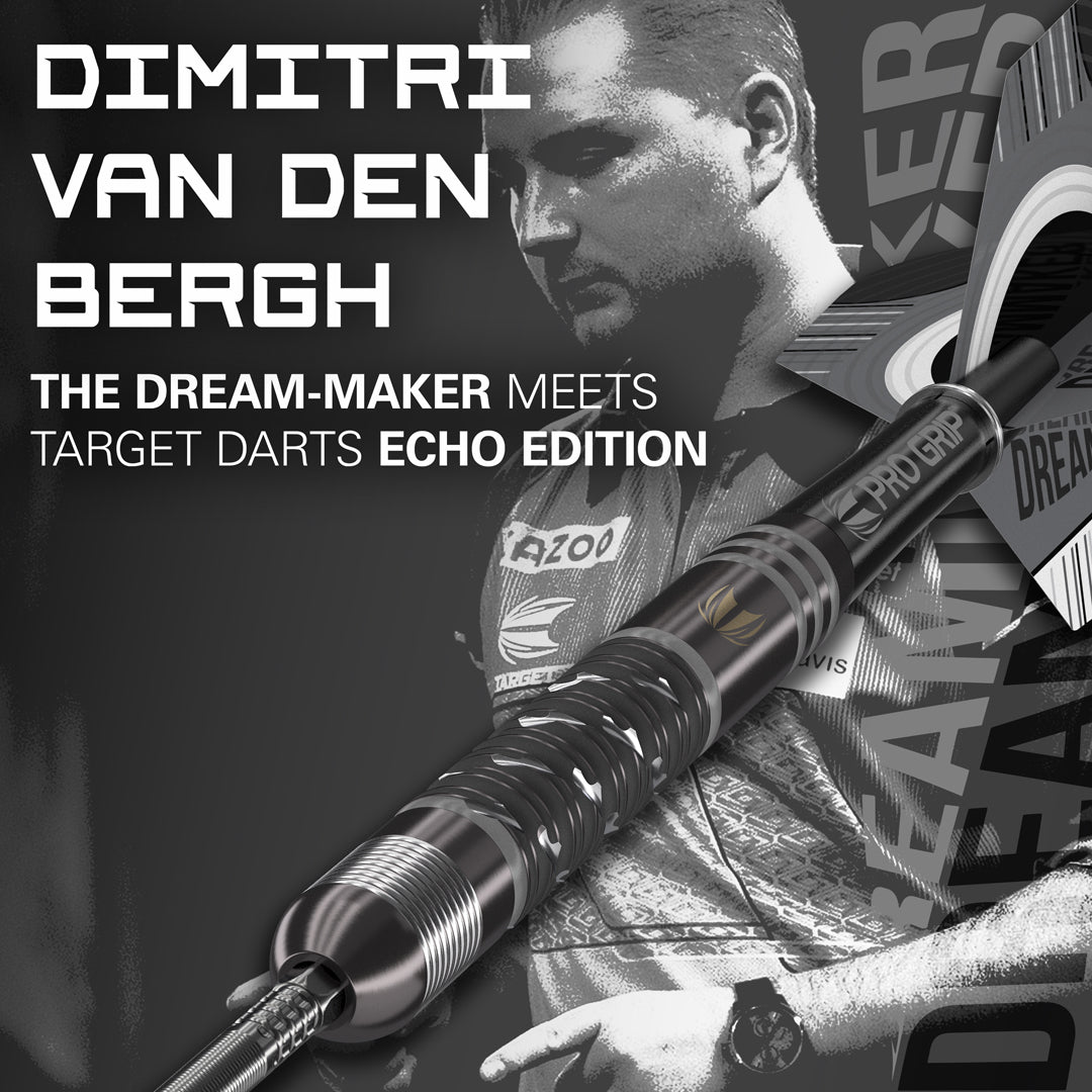 Target Darts Dimitri Van Den Bergh Echo SP 90% Tungsten Steel Tip Darts