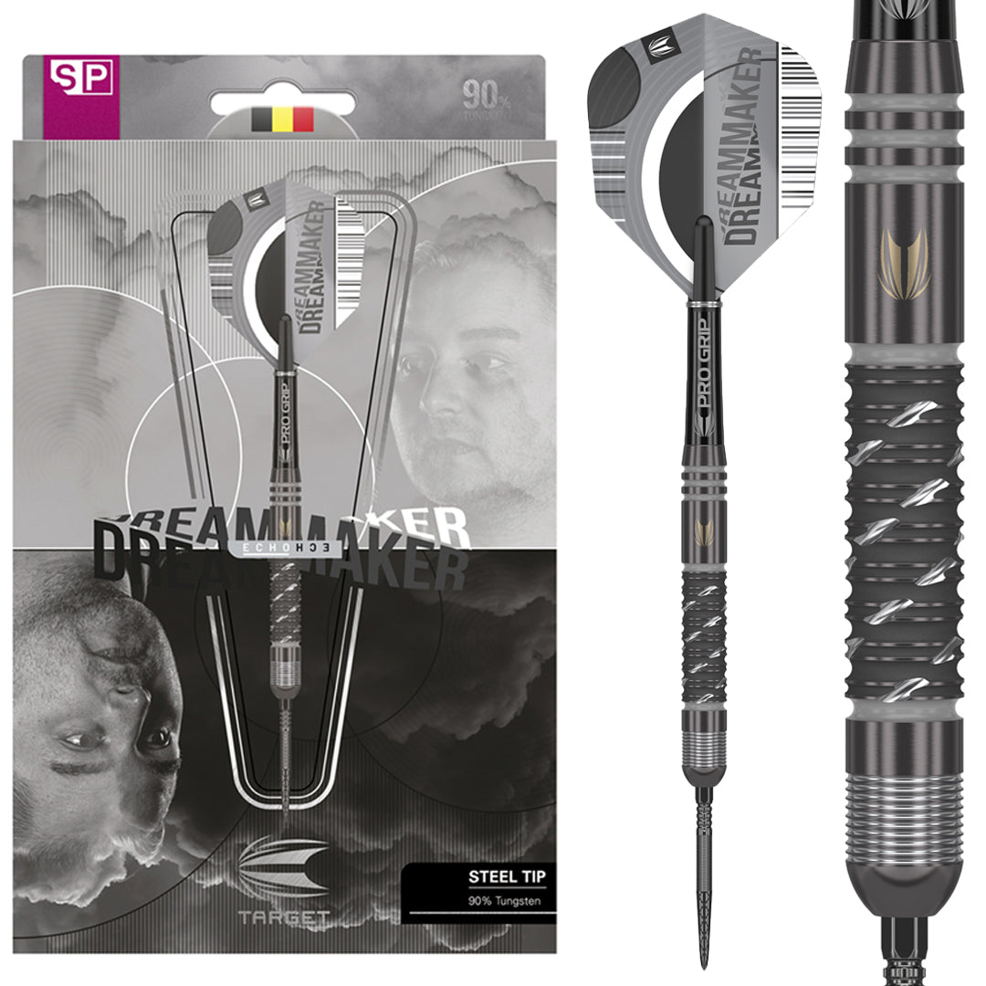 Target Darts Dimitri Van Den Bergh Echo SP 90% Tungsten Steel Tip Darts
