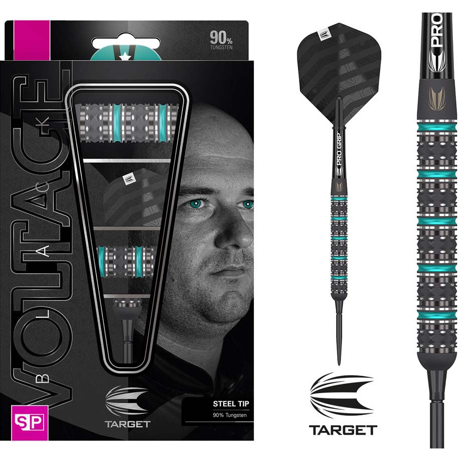 Target Darts Rob Cross Black Edition SP 90% Tungsten Steel Tip Darts