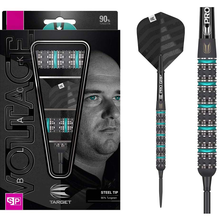 Target Darts Rob Cross Black Edition SP 90% Tungsten Steel Tip Darts
