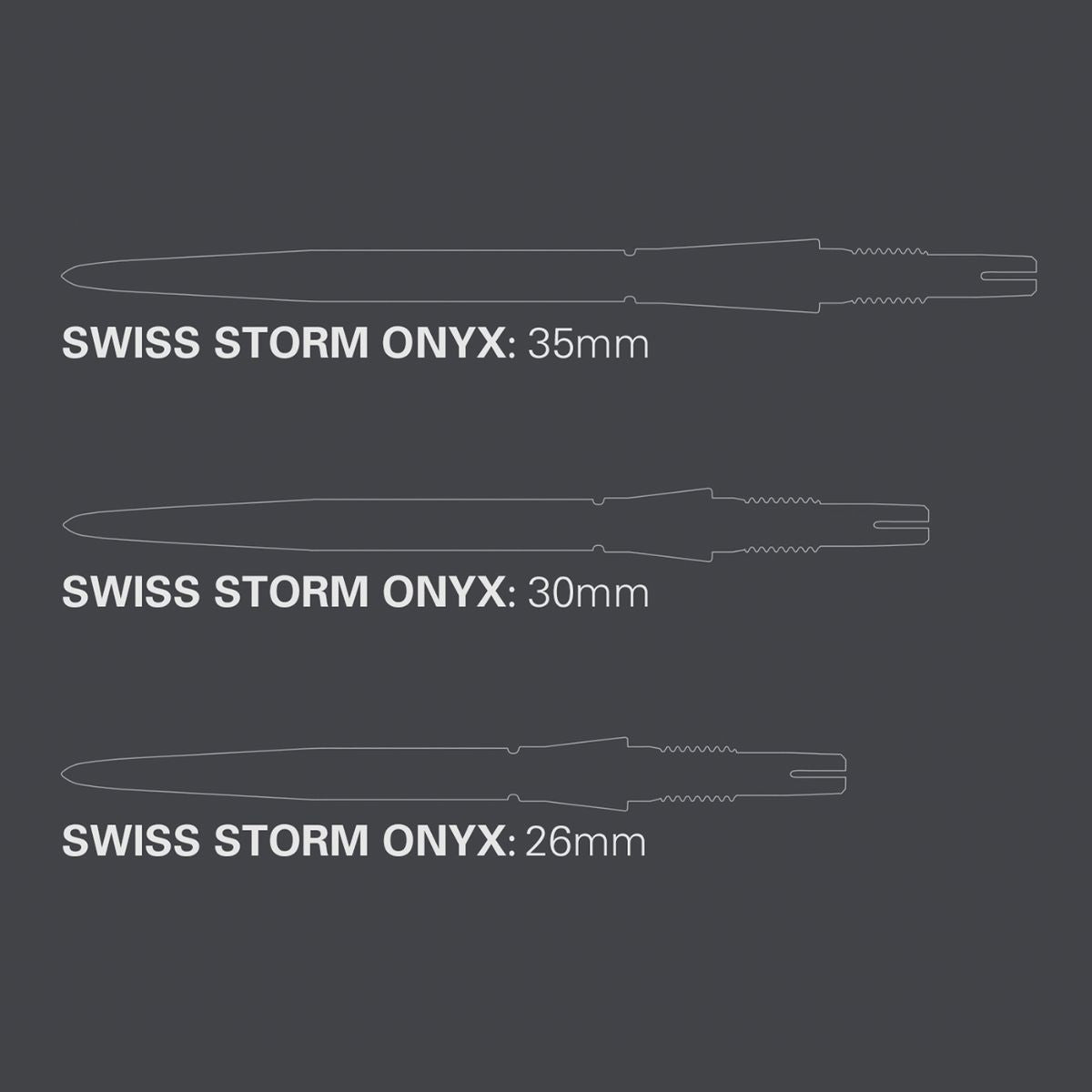 Target Darts Swiss Storm Onyx Points