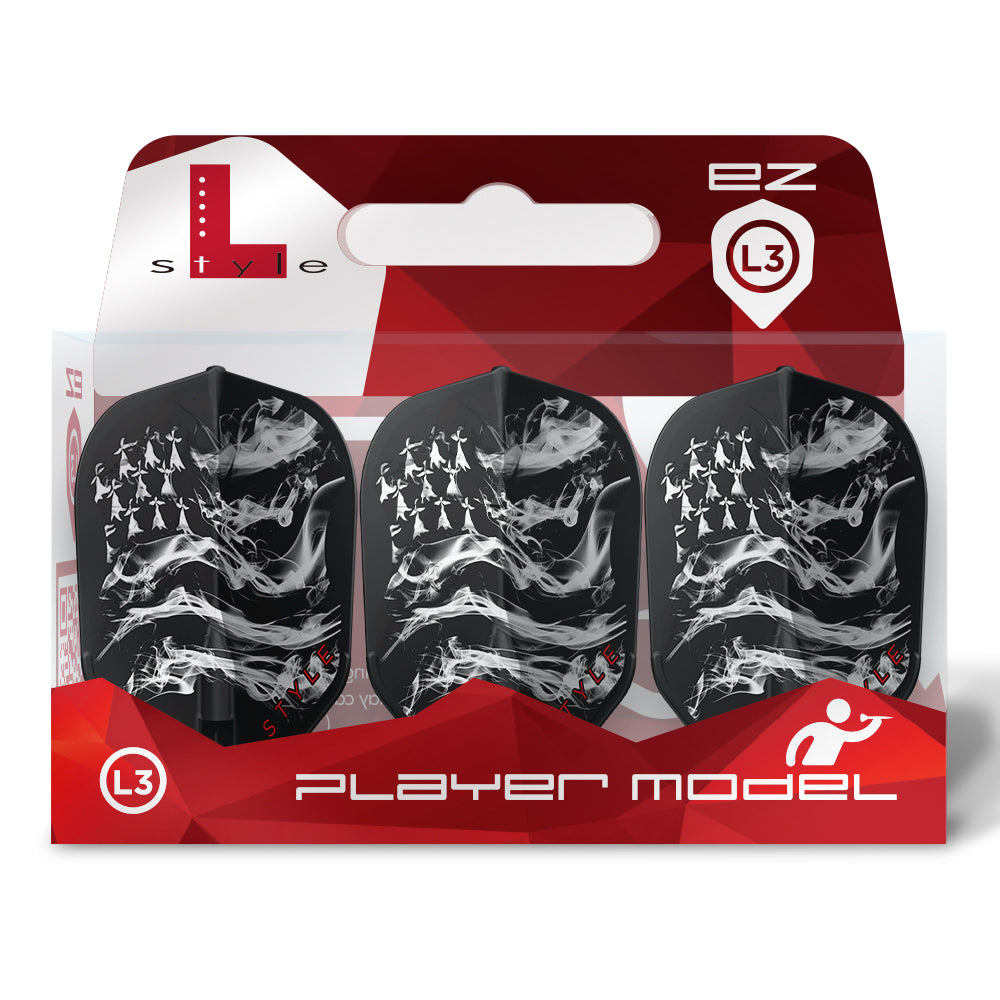 L-Style L3EZ (No6) Thibault Tricole v2 Small Standard Flights - Black