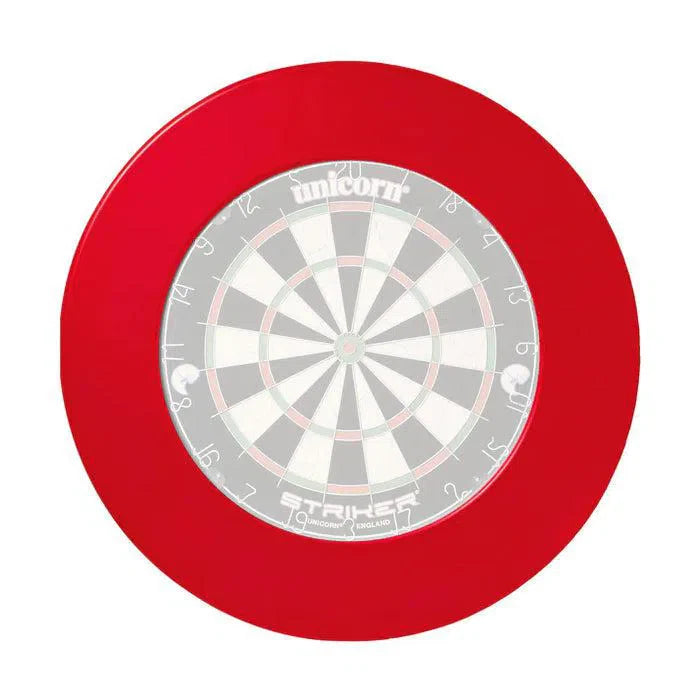 Unicorn Professional Heavy Duty Dartboard Surround - Red