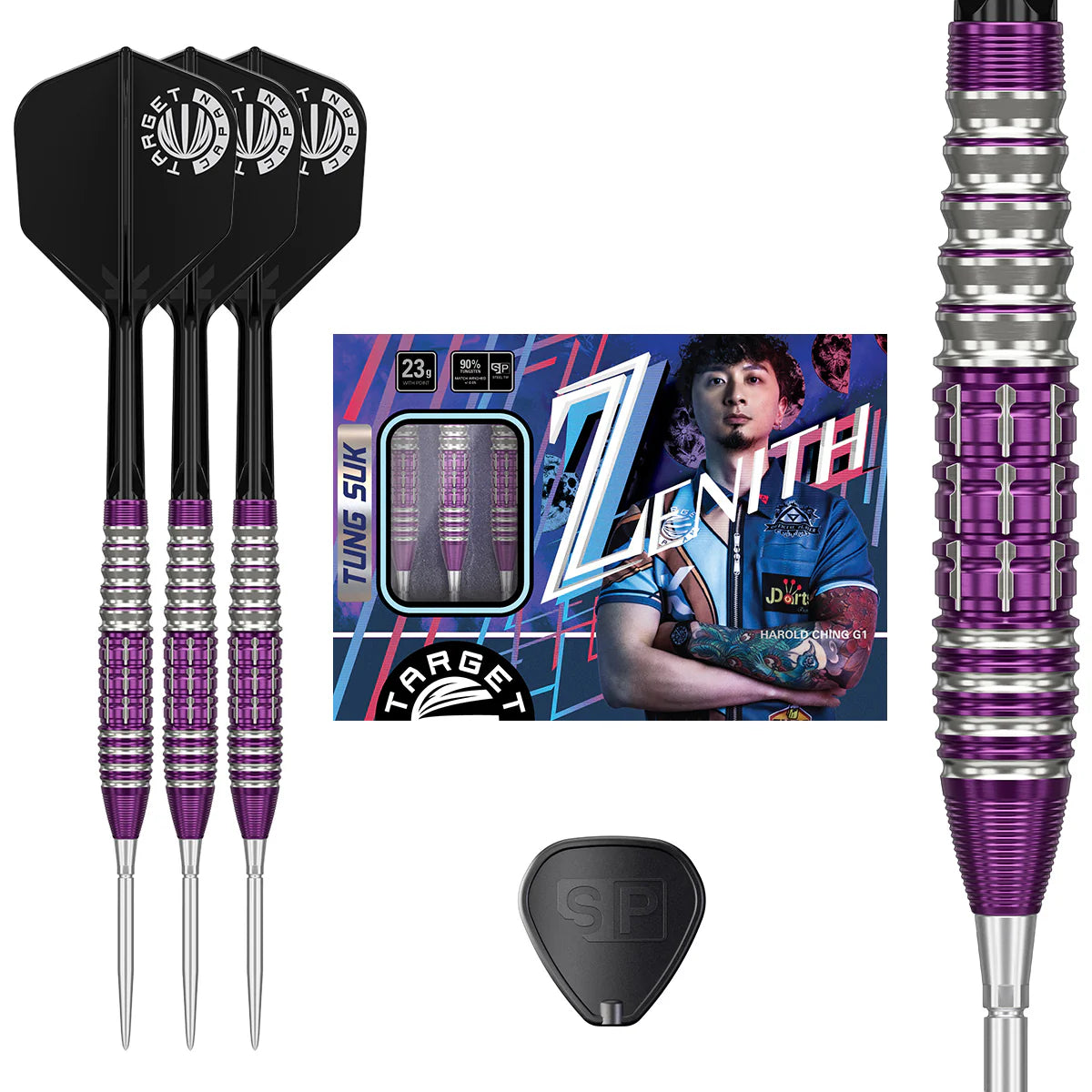 Target Japan Prime Series Zenith G1 90% Tungsten Steel Tip Darts