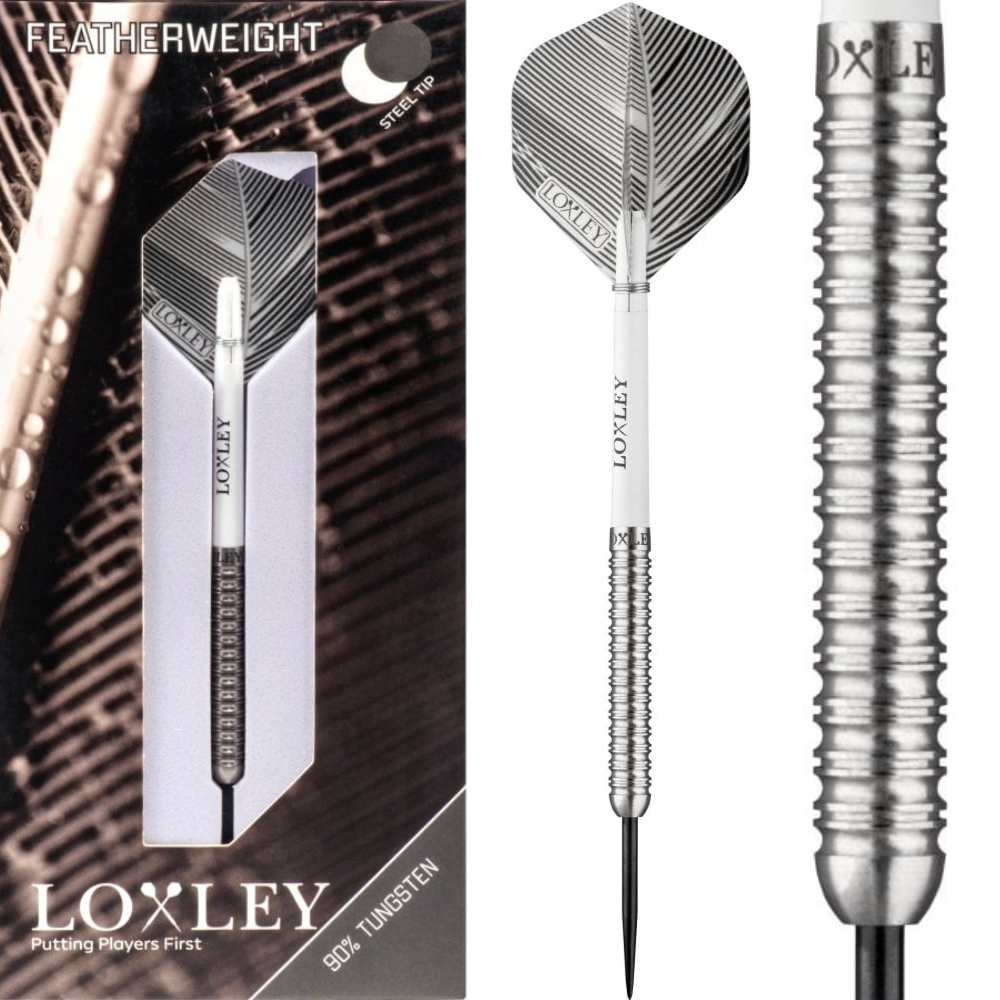 Loxley Featherweight Black 90% Tungsten Steel Tip Darts