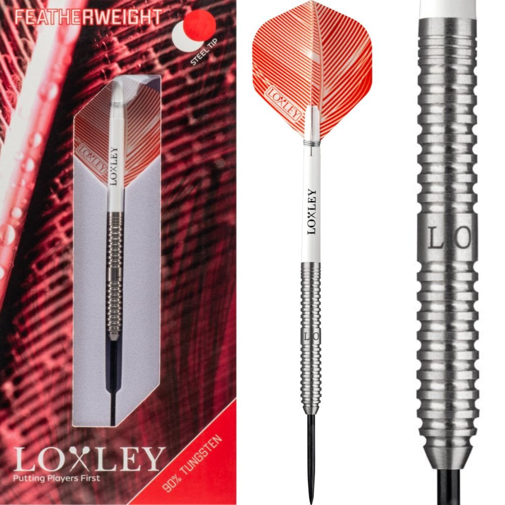 Loxley Featherweight Red 90% Tungsten Steel Tip Darts
