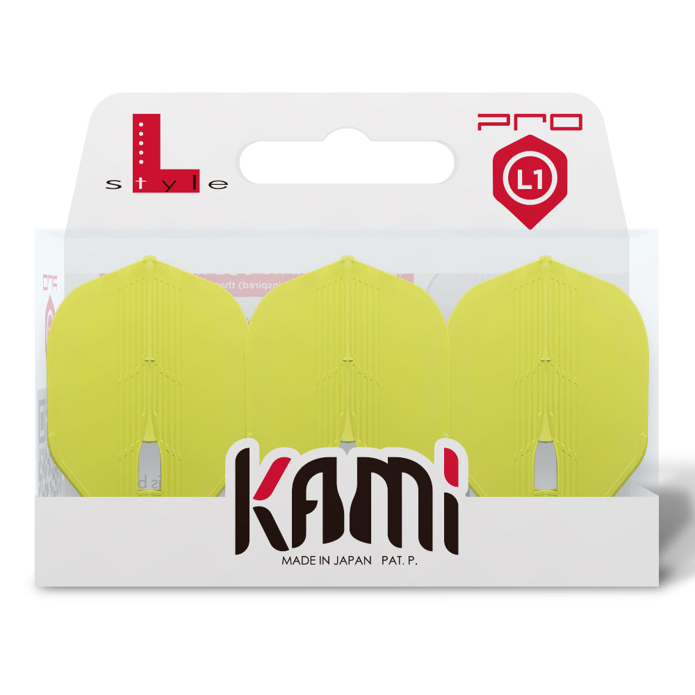 L-Style L1 PRO KAMI (No2) Standard Flights - Neon Yellow
