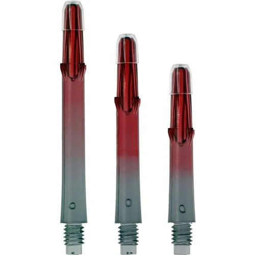 L-Style N9 Gradient Clear Black Locked Straight L-Shaft - Red