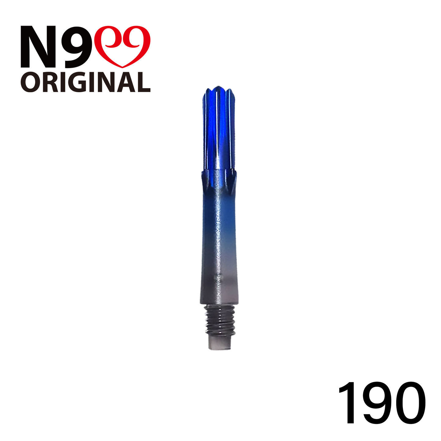 L-Style N9 Gradient Clear Black Locked Straight L-Shaft - Blue
