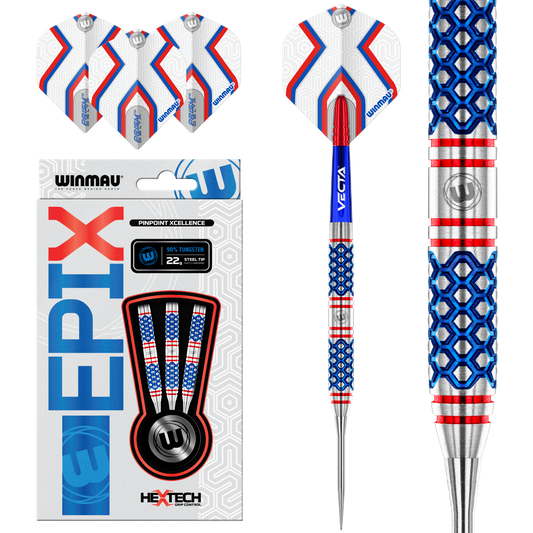 Winmau Epix 90% Tungsten Steel Tip Darts