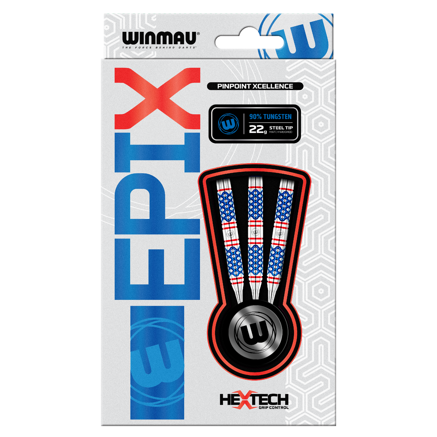 Winmau Epix 90% Tungsten Steel Tip Darts