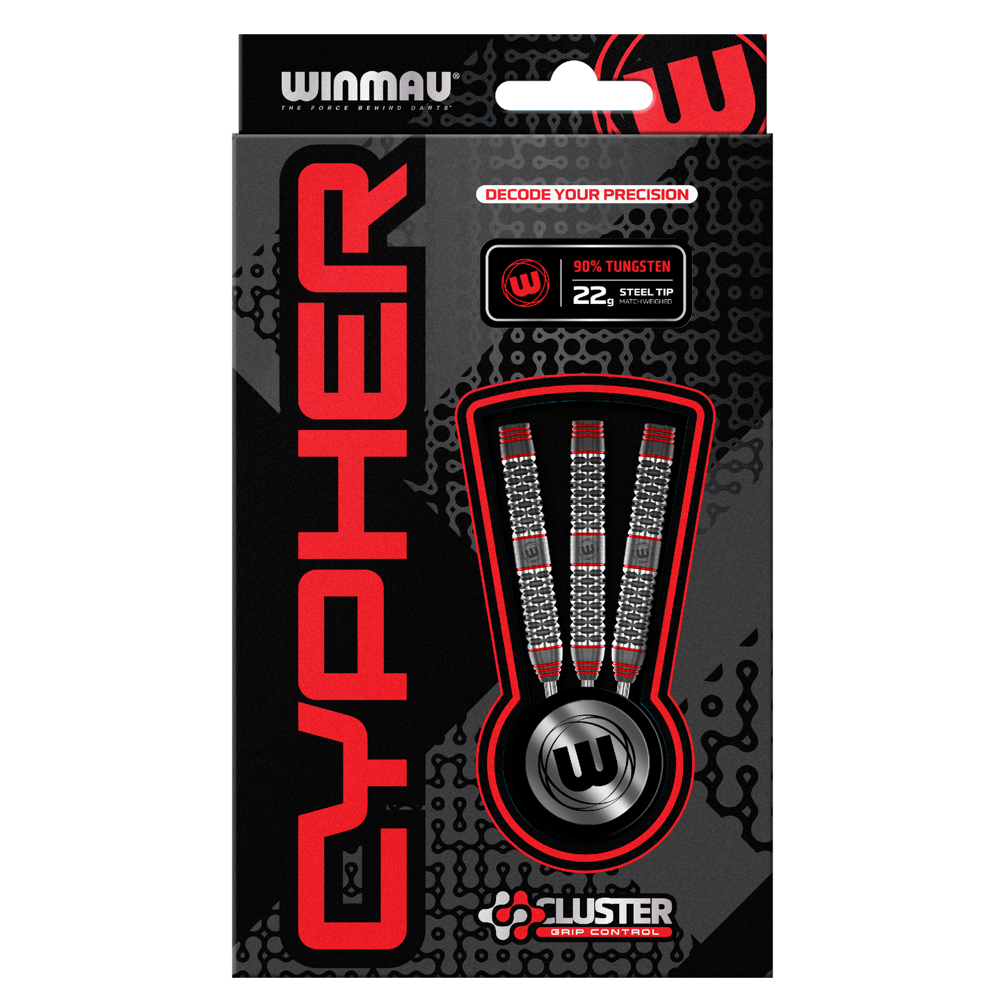 Winmau Cypher 90% Tungsten Steel Tip Darts