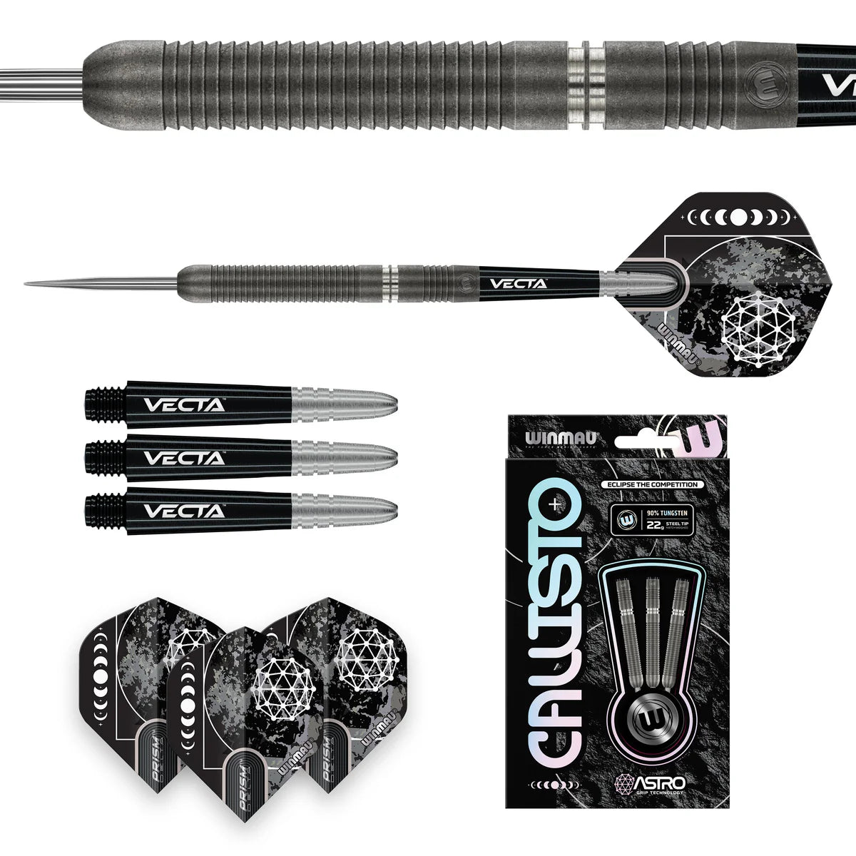 Winmau Callisto 01 90% Tungsten Steel Tip Darts