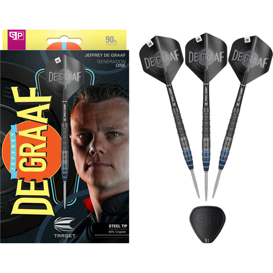 Target Darts Jeffrey De Graaf SP 90% Tungsten Steel Tip Darts