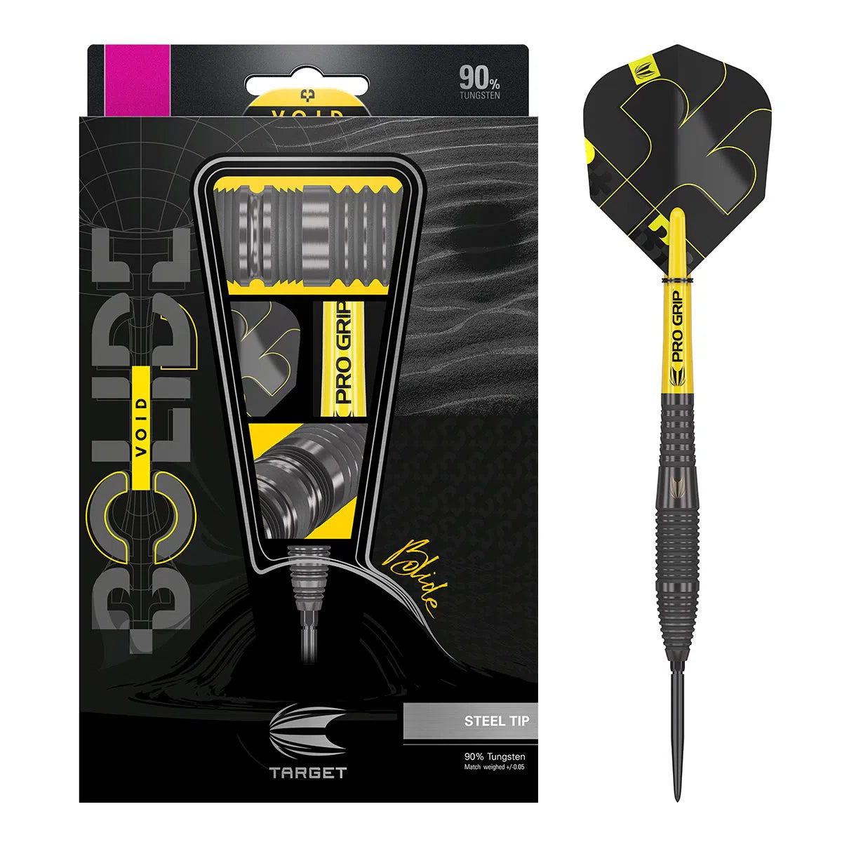 Target Darts Bolide Void 05 90% Tungsten SP Steel Tip Darts