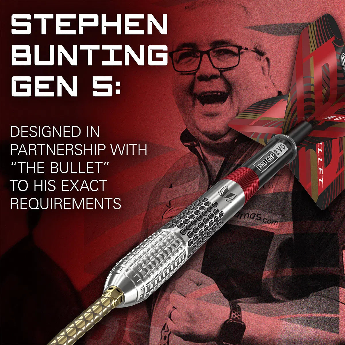 Target Darts Stephen Bunting Gen 5 95% Tungsten SP Steel Tip Darts