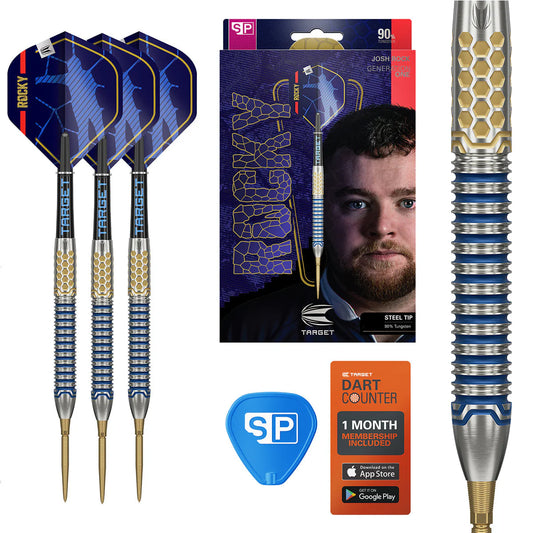 Target Darts Josh Rock Gen 1 90% Tungsten SP Steel Tip Darts