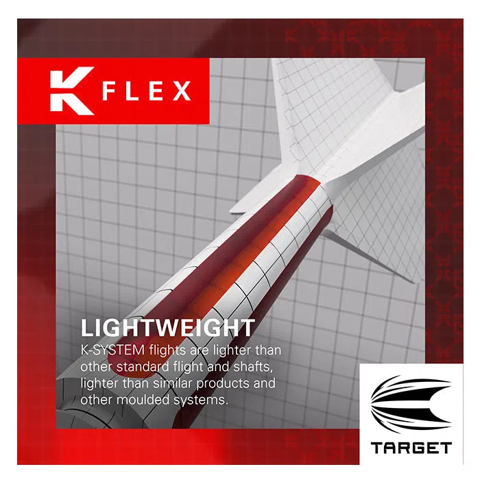 Target Darts K-Flex Flight System No2 - White