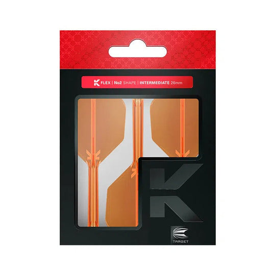 Target Darts K-Flex Flight System No2 - Neon Orange