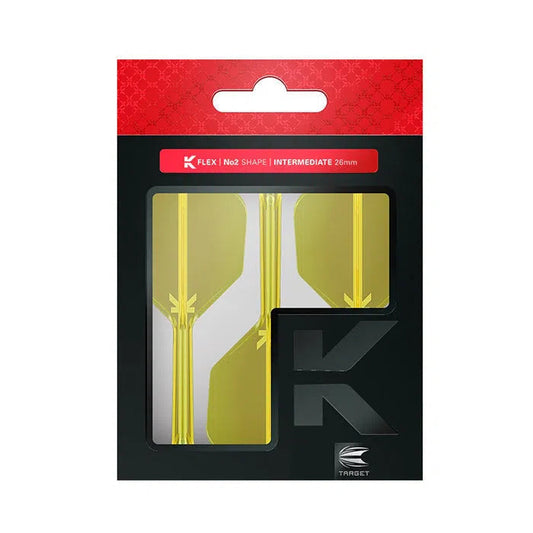 Target Darts K-Flex Flight System No2 - Neon Yellow