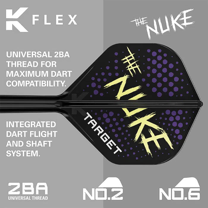 Target Darts Luke 'The Nuke' Littler K-Flex Flight System No2